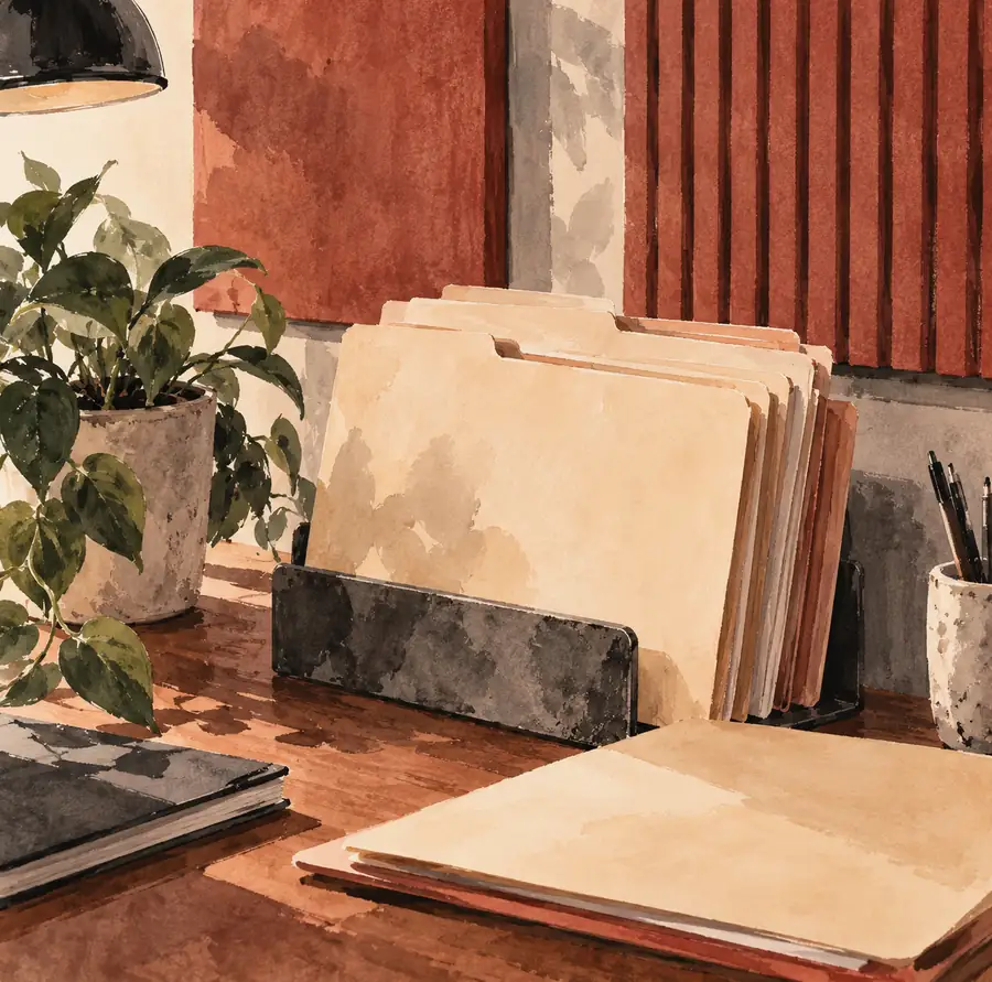 Illustration of education businesses equipment and workspace
